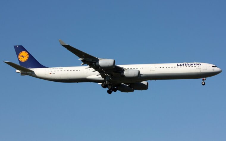 Flugzeug der Lufthansa